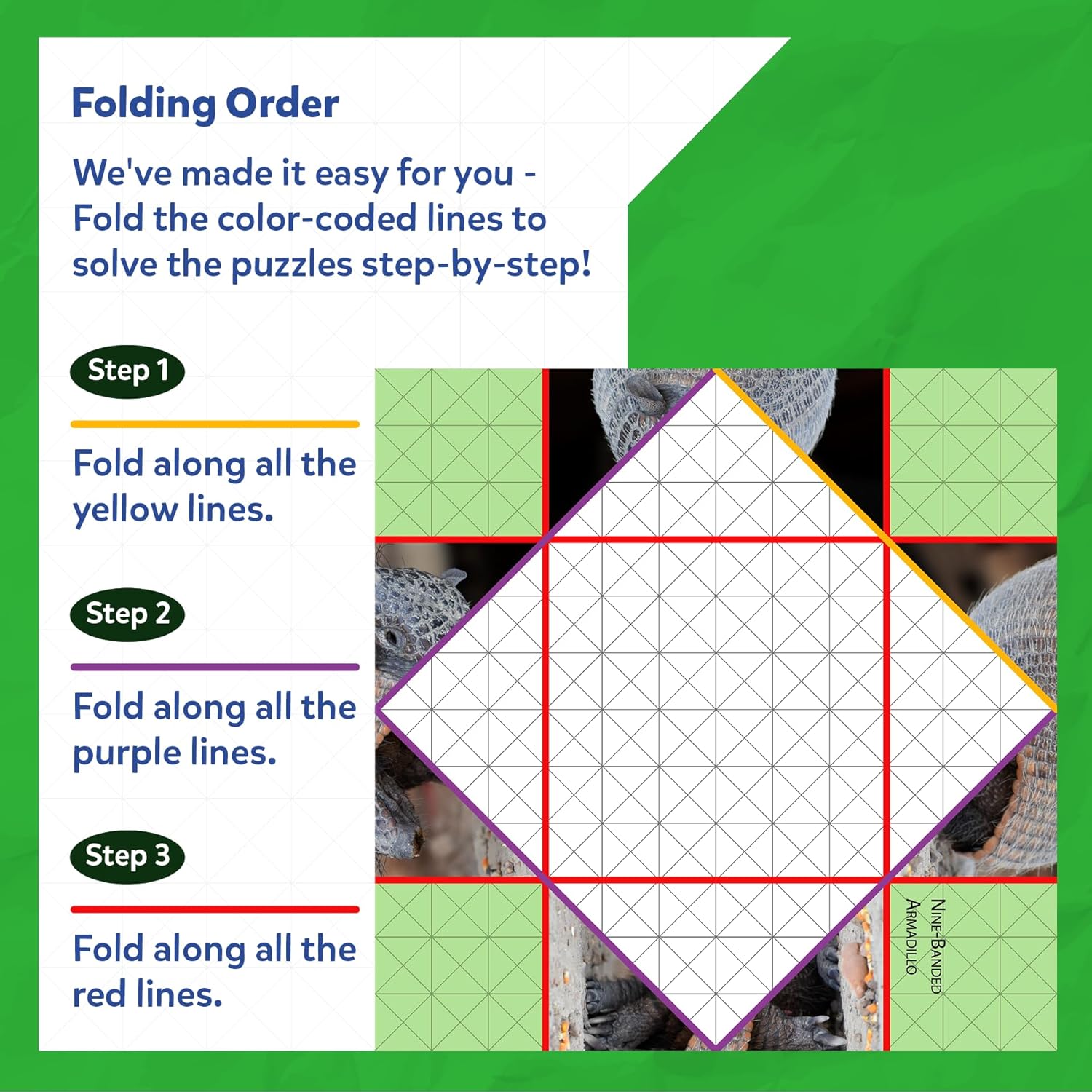 Skillmatics Scrapbooking Kit & Origami Puzzle Book - 48 DIY Folding Puzzles with Fun Fact Encyclopedia, STEM Learning & Travel Toy, Brain Teasers, Educational Gifts for Ages 6, 7, 8, 9, 10 and Up