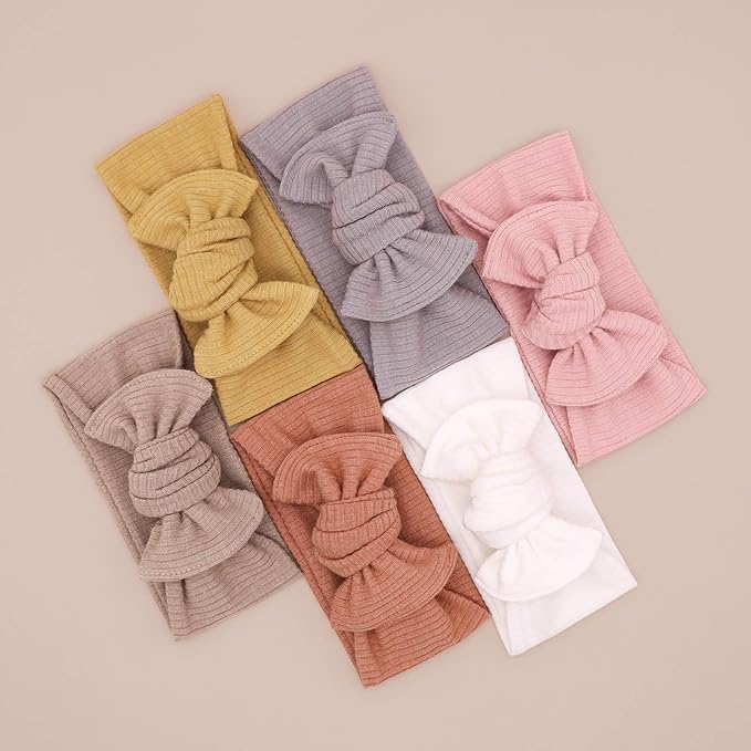 Baby Girls Headbands with Bows Infant Toddler Headwrap Hair Accessories
