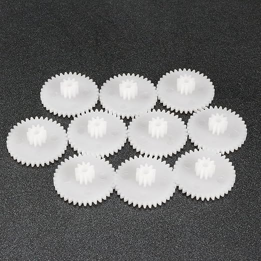 uxcell 10pcs Plastic Gears 36 Teeth Model 36102B Reduction Gear Plastic Worm Gears for RC Car Robot Motor