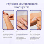 Rejuvaskin RejuvaSil Silicone Scar Gel, Scar Treatment for Surgical Scars, Burns, Keloids, Acne Scars on Face & Body, 0.33 ounce