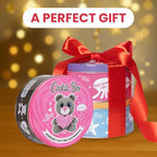 Cookie Box Crochet Kit for Beginners - Learn to Craft Amigurumi Stuffed Animals - Knitting Gift for Kids and Adults - Beginner-Friendly Yarn - Stitch-by-Stitch Video Tutorial - Bear Ted