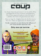 Coup - The Fast, Fun Bluffing Party Game for 2-6 Players. Perfect for Family Game Night with your Teens or Friends. Can you get away with your bluff? Over 1 Million copies sold!