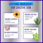 California Kids Shampoo + Kids Body Wash 2-in-1 | Super Sensitive (Unscented) | Gentle Skin Care | 100% Plant-Based | Hypoallergenic | 19 oz.