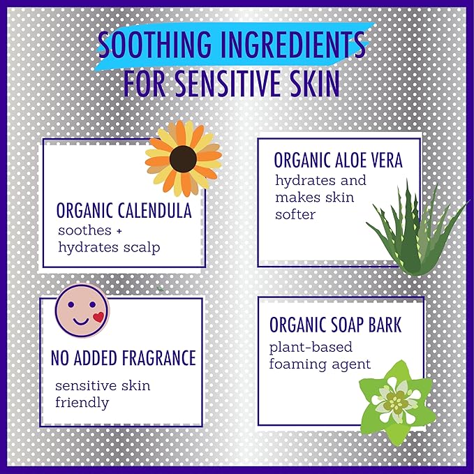 California Kids Shampoo + Kids Body Wash 2-in-1 | Super Sensitive (Unscented) | Gentle Skin Care | 100% Plant-Based | Hypoallergenic | 19 oz.