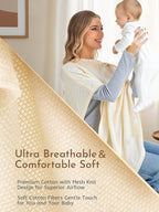 2pk Nursing Cover for Breastfeeding, Soft & Breathable Privacy Poncho, Multi-Use Feeding Shawl, Comfortable & Portable Breastfeeding Cover for Women Includes Mesh Laundry Bag
