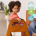 ECR4Kids ASATT Highchair, Toddler Chair, Dark Walnut