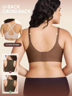 HBselect 3Pack Nursing Bras for Breastfeeding Seamless Scalloped Maternity Bras for Pregnancy Ultra Comfort Sleep Bras