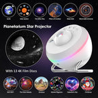 Elec3 Planetarium Star Projector, Meteor Galaxy Projector for Bedroom with 12 Slides Discs, Multicolor Light Effects, Nebula Projector Lamp Starry Sky Night Light Projector for Kids Teens Adults