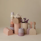 mushie Bath Spout Cover | Soft Silicone Bathtub Faucet Safety Guard for Kids | Universal Fit (Natural)