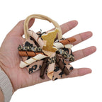 Birthday Hair Bow for Baby Girls 1 2 3 4 5 6 Years Sprinkle Decorations Party Hair Accessories Headband for First 1st Birthday Leopard Print