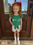 Wee Ones Girls' Plain Wrap Classic Grosgrain Hair Bows on a WeeStay No-Slip Hair Clip, Handmade, Medium, Orange