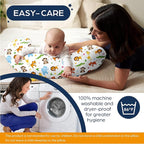 Niimo XXL Pregnancy Pillow & Baby Feeding Pillow - 2022 Double Platinum Winning Maternity Pillow, 100% Cotton Pregnancy Pillow Cover, Machine-Washable, Pregnancy Must Haves