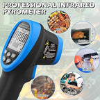 BTMETER BT-1500 Non-Contact Pyrometer 30:1 Industrial Laser Thermometer Gun, -58℉ to 2732℉ (-50℃ ~ 1500℃) High Temp Infrared Thermometer (NOT for Human)