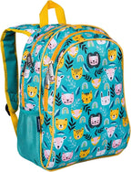 Wildkin 15-inch Kids Backpack – Durable, Padded, Adjustable for School & Travel - Party Animals