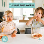 Loulou Lollipop Soft, Waterproof Silicone Feeding Bib for Babies and Toddlers