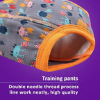 MooMoo Baby 8 Packs Potty Training Pants Cotton Absorbent Training Underwear for Toddler Boy and Girls 2T-9T