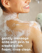 Seaweed Bath Co. Calm Body Wash - Vetiver Geranium - Hydrating Foaming Cleanser with Soothing Oat Milk & Chamomile - Vegan, Paraben and Sulfate Free Shower Gel - 12 oz