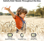 IFECCO Kids Wireless Earbuds - Kids Bluetooth Open Ear Headphones with Mic,Ultra-Light,IPX5 Waterproof and Safer for Children Wireless Headphones,Perfect for School Travel Gifts