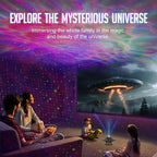 UFO Galaxy Projector, LED Lights for Bedroom, Star Projector, Night Light for Kids and Adults, Starry Nebula Ceiling LED Lamp, Room Decor Aesthetic, Gifts for Christmas, Birthdays, Valentine's Day