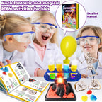UNGLINGA 150 Experiments Science Kits for Kids Boys Girls, S.T.E.M Kit Toys Gifts Ideas Birthday Christmas, Chemistry Break Geodes, Volcano, Physics Educational Activities Project