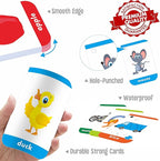 180 Toddler Learning Flashcards, Educational Tool for Preschoolers