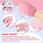 Adjustable Baby Mittens No Scratch Newborn Cotton Breathable Gloves Warm Baby Mitts for Boys Kids