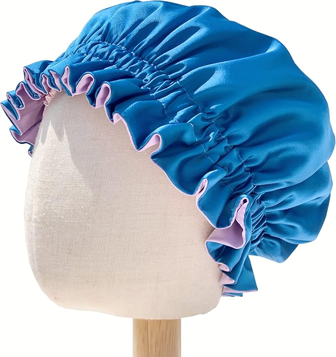 AKISS Baby Infant Newborn Toddler Satin Silk Hair Bonnet for Baby Girl Boy Sleeping Kids Cap Hat