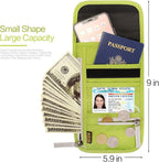 Neck Wallet Lightweight RFID Blocking Waterproof Travel Pouch for Women Men