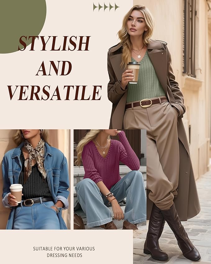 3 Pack Women's Maternity Nursing Tops, V Neck Breastfeeding Sweaters Long Sleeve Hidden Zipper Shirts