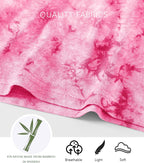 Jimonda Baby/Toddler Soft Sleepwear Short sleeve Kids Cool Pajama Outdoor 2-Piece Shirt&Shorts Casual sets Tie Dye PJ