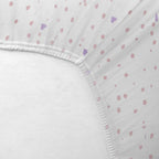 HonestBaby unisex-baby Fitted Crib Sheets Set Standard Mattress, 100% Organic Cotton Baby Boys, Girls, Neutral, 1 Pack - Light Blue, One Size