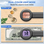 Pocket Digital Microscope for Adults Kids: 100X Handheld Magnifying Glass with Light, USB Coin Magnifier for Collector, Portable Jewelers Loupe with 2" Screen, Mini Scope for Trichome