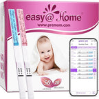 Easy@Home 50 Ovulation Test Strips and 20 Pregnancy Test Strips Combo Kit, (50 LH + 20 HCG)-Package May Vary