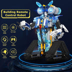 Robot Building Toys Stem Projects for Kids Ages 9-12, Remote & App Controlled Programmable Robot Building Blocks Science Kits Educational Birthday Xmax Gifts for 8-16 Year Old Teenage Boys Girls