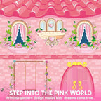 JOYIN Princess Tent Girls Large Playhouse Kids Castle Play Tent for Children, Pop Up Play House for Toddlers Indoor and Outdoor Games