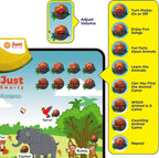 Just Smarty Zoo Animals Toddler Learning Toys Ages 3-6 | Sounds, Counting & Memory Games | Learning Resources Animals for Kids | Animal Facts Game | Toddler Learning Activities