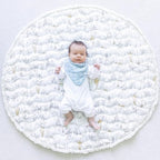 Crane Baby Baby Activity Mat, Woodland Animal Nursery Decor, Reversible Infant Play Mat for Tummy Time and Floor Activities, Infant Play Mat, 40" X 40"