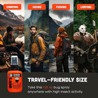 Ben's 100 Tick & Insect Repellent - Alcohol-Free DEET Insect Repellent Pump Spray - Offers 10 Hours of Protection for Adults & Children - 1.25 fl oz (Pack of 4)