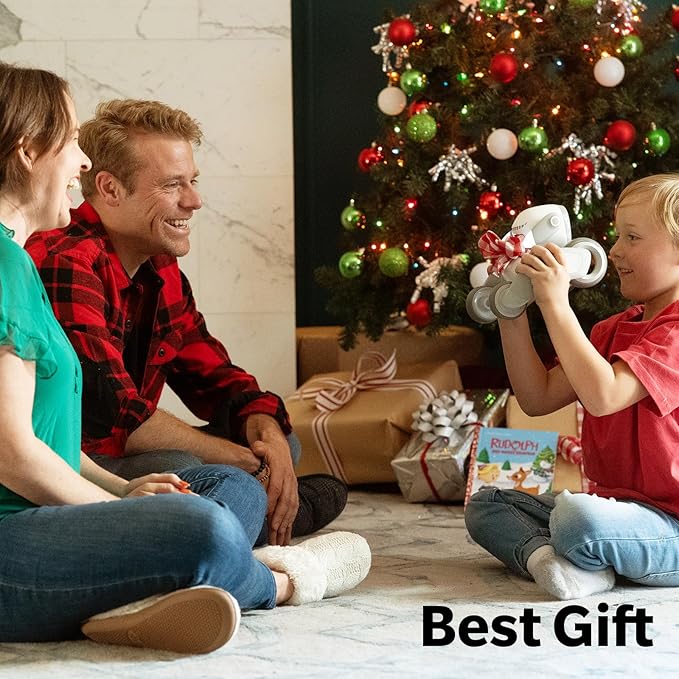 Robot Pet Dog ChatGPT-4o Smart AI-Powered Companion Voice & Gesture Control, Real-Time Interaction Robotics Toys for Kids, Home Monitoring - Includes Charging Dock