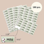 Personalized Name Labels for Kids (180) – Custom Waterproof & Durable Stickers for Clothing, Daycare, Office & School Supplies - Farm Animals & Pets