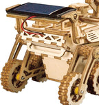 ROKR Assemble Solar Energy Powered Cars-Moveable 3D Wooden Puzzle Toys-Funny Teaching Educational-Home Deco-Model Building Sets-Best Christmas,Birthday Gift for Boys,Children,Adult (Curiosity Rover)