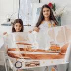 Airplane Wall Decals by Lipastick - 47-Piece Watercolor Vintage Plane Stickers for Kids, Boys Room, Baby Nursery, Toddler Bedroom Decor - Premium Vinyl Aircraft Art - XXL Size