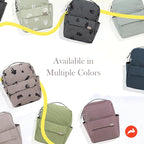 RED ROVR Mini Roo Lightweight Backpack | 6 pockets for everyday essentials (Toffee)