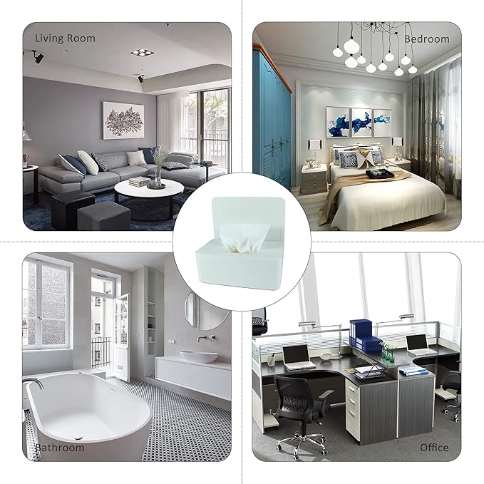 Diaper Wipes Dispenser, Baby Wipes Case, Baby Wipe Holder Keeps Diaper Wipes Fresh, Wipe Container with Non-Slip Feet (White)