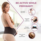 Gabrialla Made in USA Pregnancy Belly Band, Soft & Breathable Maternity Belly Band – Pregnancy Belt for Back, Pelvic & Waist