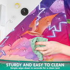 JOYIN Dinosaur Play Tent for Kids, Pop Up Play Tent for Boys & Girls, Kids Indoor Outdoor Dinosaur Playhouse Tent Set for Toddlers Birthday