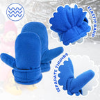 BAVST Baby Toddler Winter Mittens Girls Warm Fleece Lined Gloves Kids Sherpa Lined Mittens for Boys