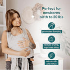 Koala Babycare Baby Carrier Wrap, Easy to Wear As a T-Shirt - Original Baby Carrier Newborn to Toddler - Sling One Size Fits All - Baby Wraps Carrier Up to 22lbs