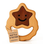 Wooden Toy for 6–12 Month Old Baby | Montessori Rattle | Toys for Baby Boy & Girl