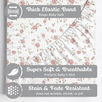 Crib Sheets Neutral - Fitted Baby Crib Sheets Bed for Girl Boy - 2 Pack Standard & Toddler Mattress (Juliette) - Buttery Soft Organic Cotton Blend